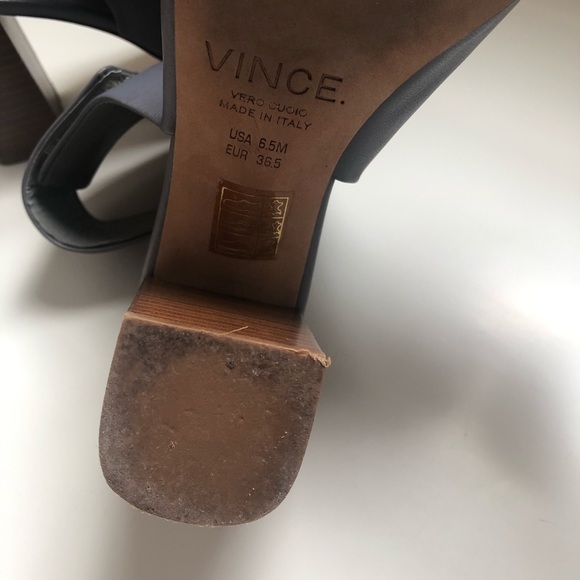 VINCE - Faye Open Toe Heeled Boots - Picture 4 of 5